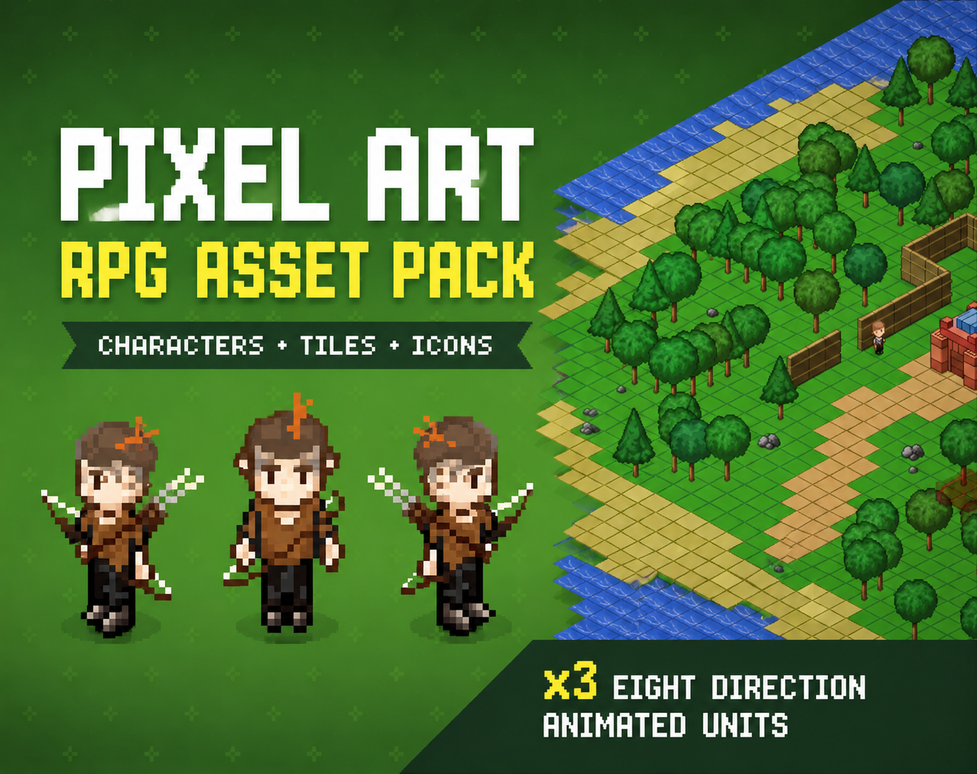 Pixel Art RPG Asset Pack by Where is my hat?