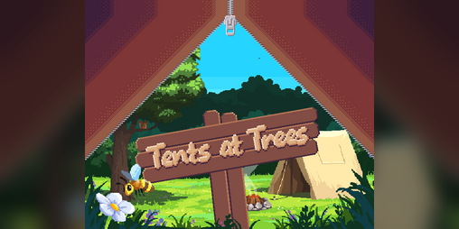 Cover image for Tents at Trees