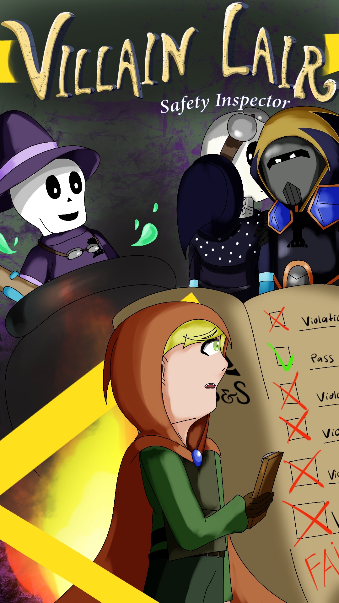 Villain Lair Safety Inspector