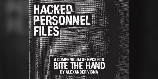 Cover image for HACKED PERSONNEL FILES (for Bite the Hand)