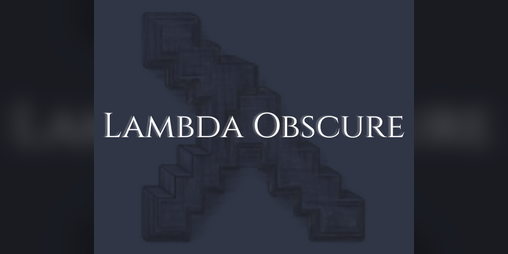 Cover image for lambda-obscure