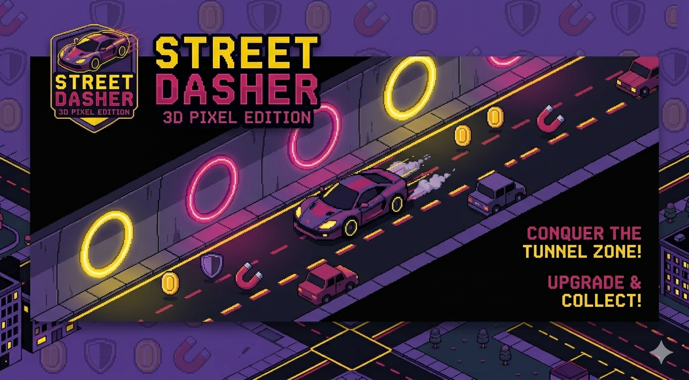 Street Dasher — 3D Pixel Edition