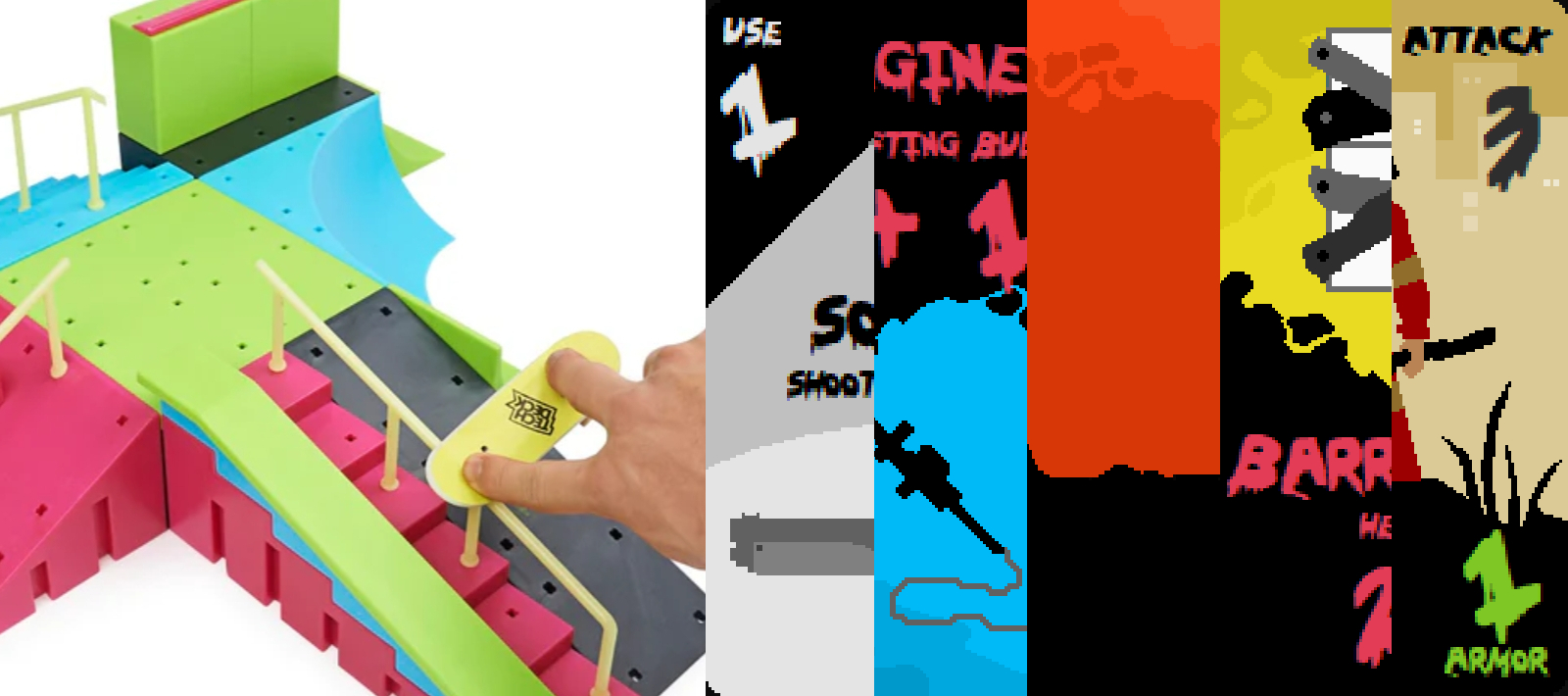 toys vs card colors