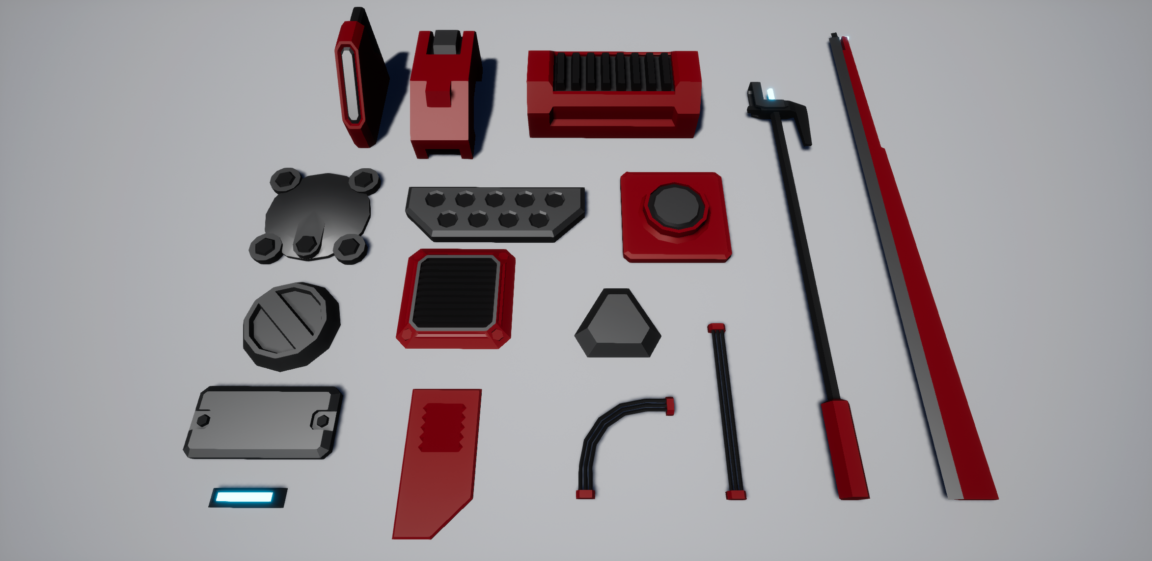 Low-Poly Greeble Pack