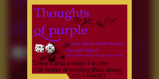 Cover image for Thoughts of purple