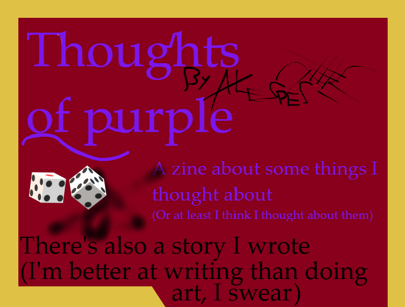 Cover image for Thoughts of purple