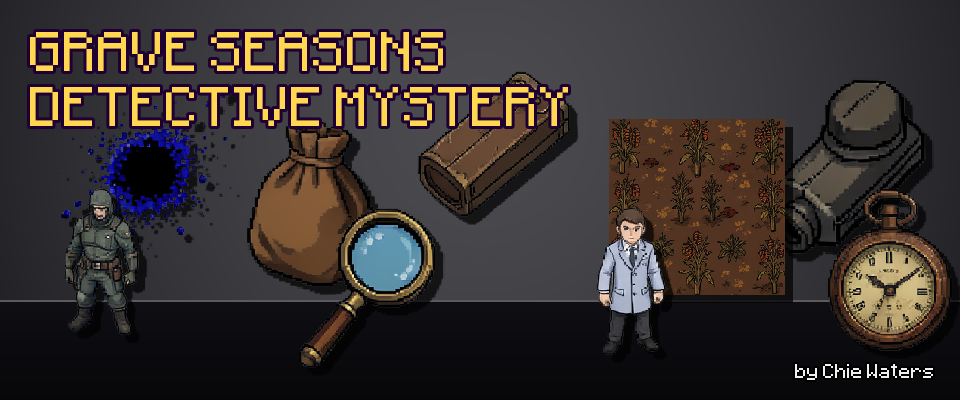 Grave Seasons — 320 Top-Down Assets for Detective Mystery