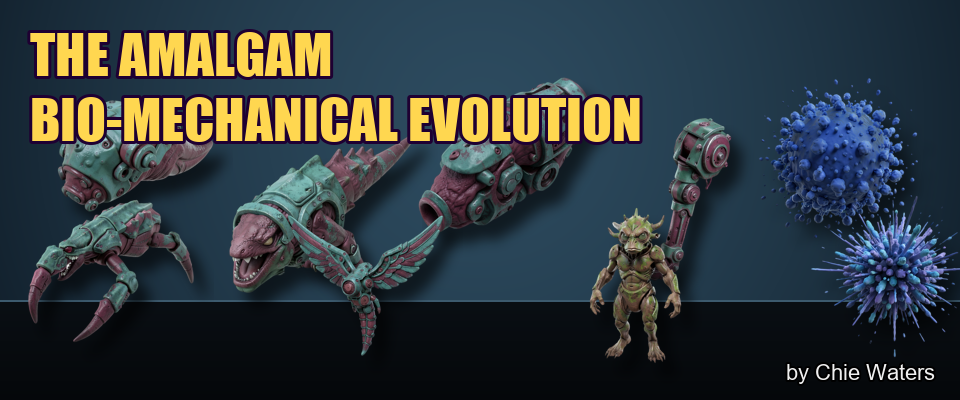 The Amalgam — 320 Faux-3D Isometric Assets for Creature-Collectors