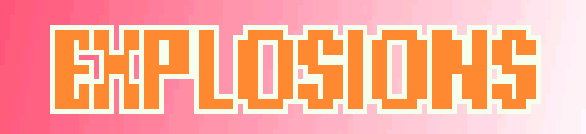 EXPLOSIONS sprite sheet