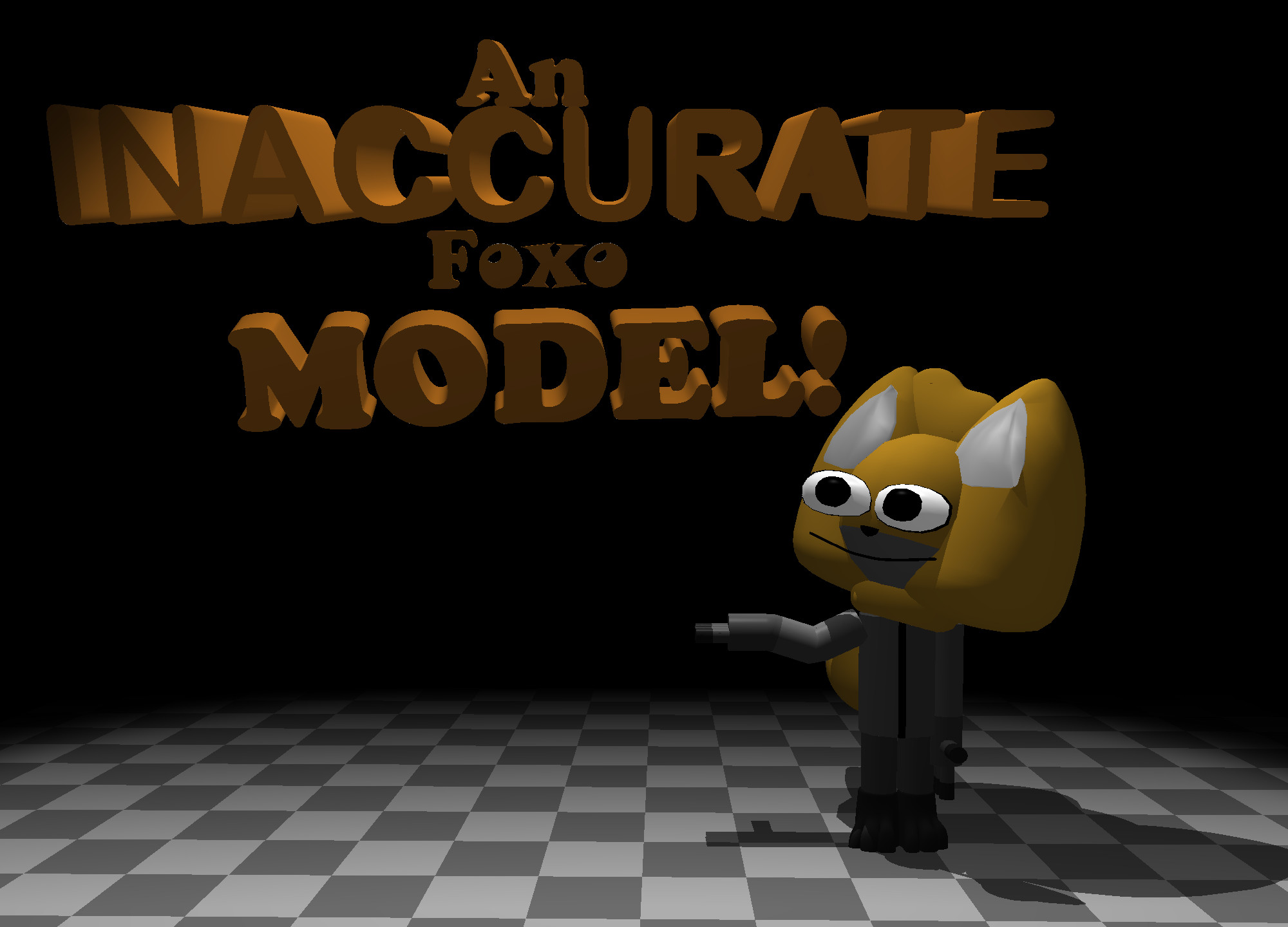 Revived Inaccrate Foxo model (REMEMBER ALL CREDITS TO BaldimoreTheAnim8orGuy)