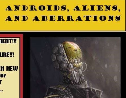 Cover image for ANDROIDS, ALIENS, AND ABERRATIONS