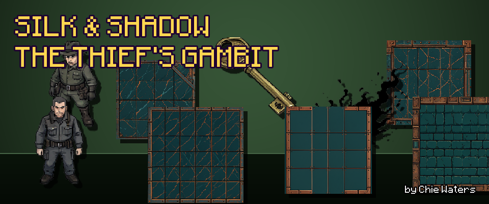 Silk & Shadow — 320 Pixel Art Assets for Stealth Heist