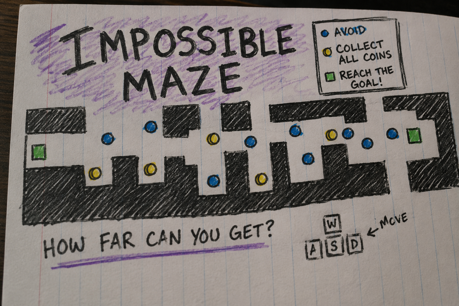 The Impossible Maze by theworldshardestgame