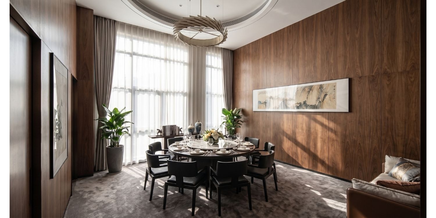 Architect's Private Dining: 5 VIP Room Interior Renders by Zheng Ling
