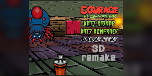 Cover image for Courage the Cowardly Dog Remake 3D