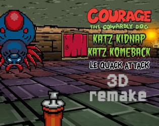 Courage the Cowardly Dog Remake 3D
