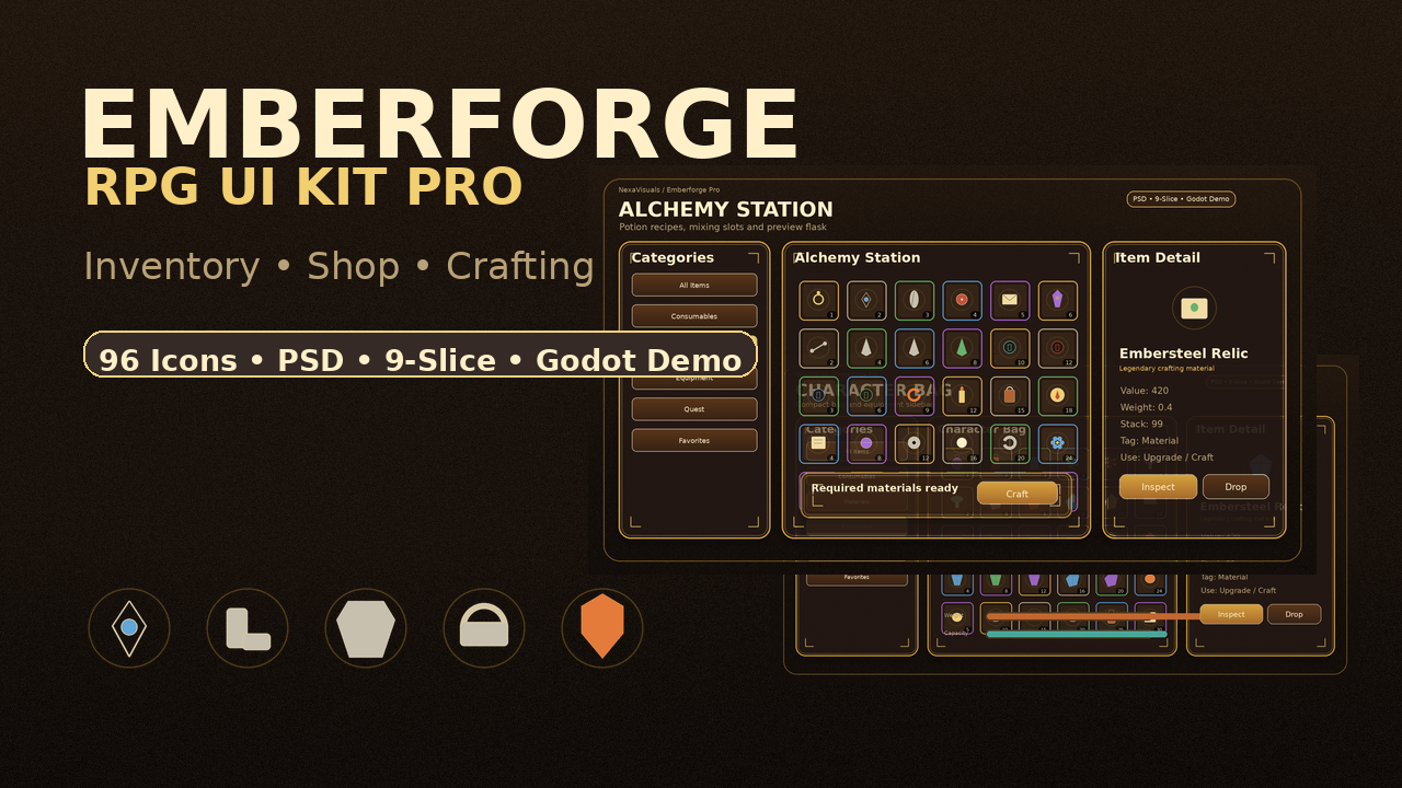 How Emberforge helps you build a fantasy RPG interface faster ...