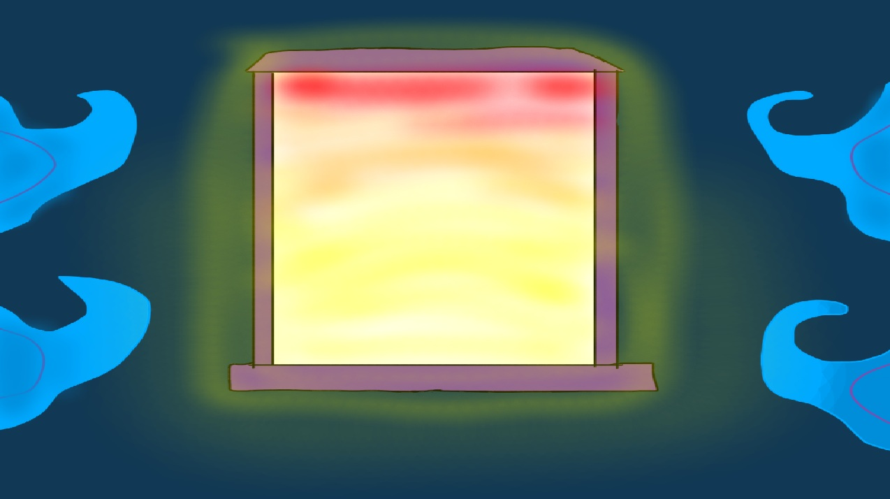 Paint Curtain: Ephemeral Vestiges of Simulation