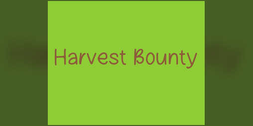 Cover image for Bounty Harvest