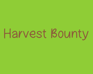 Cover image for Bounty Harvest