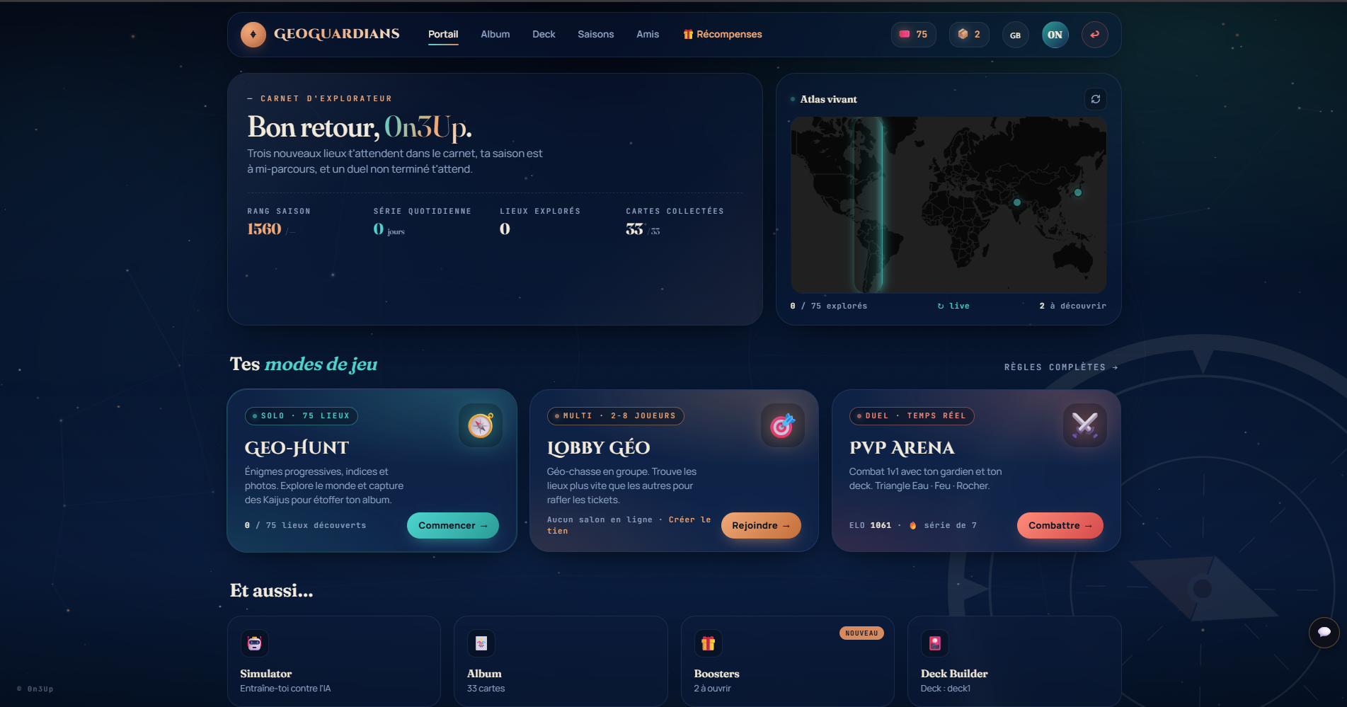 Geohunt Tutorial Welcome the 3D Globe - GeoGuardians by 0n3Up