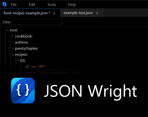 Cover image for JSON Wright