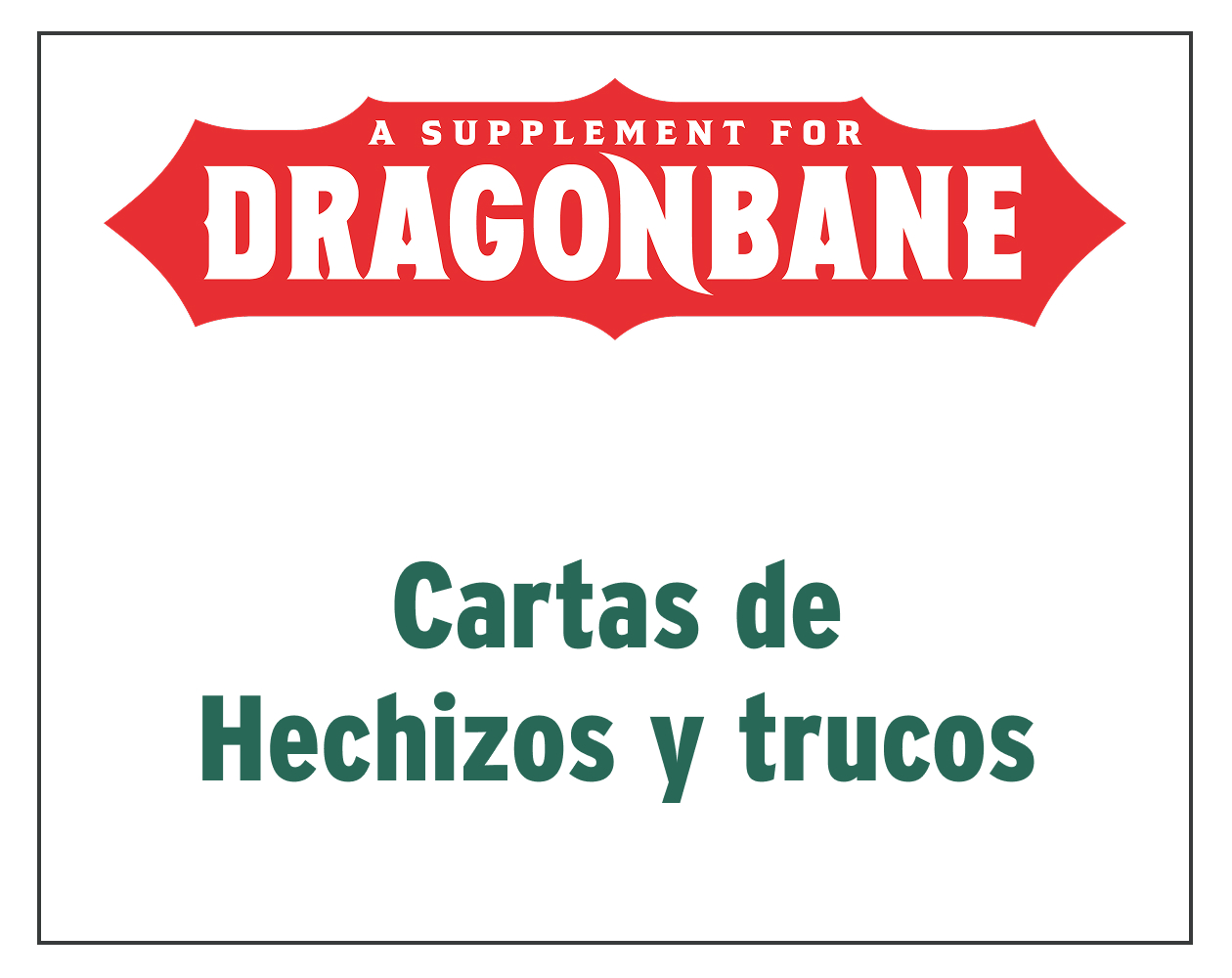 Cover image for Cartas de magia Dragonbane