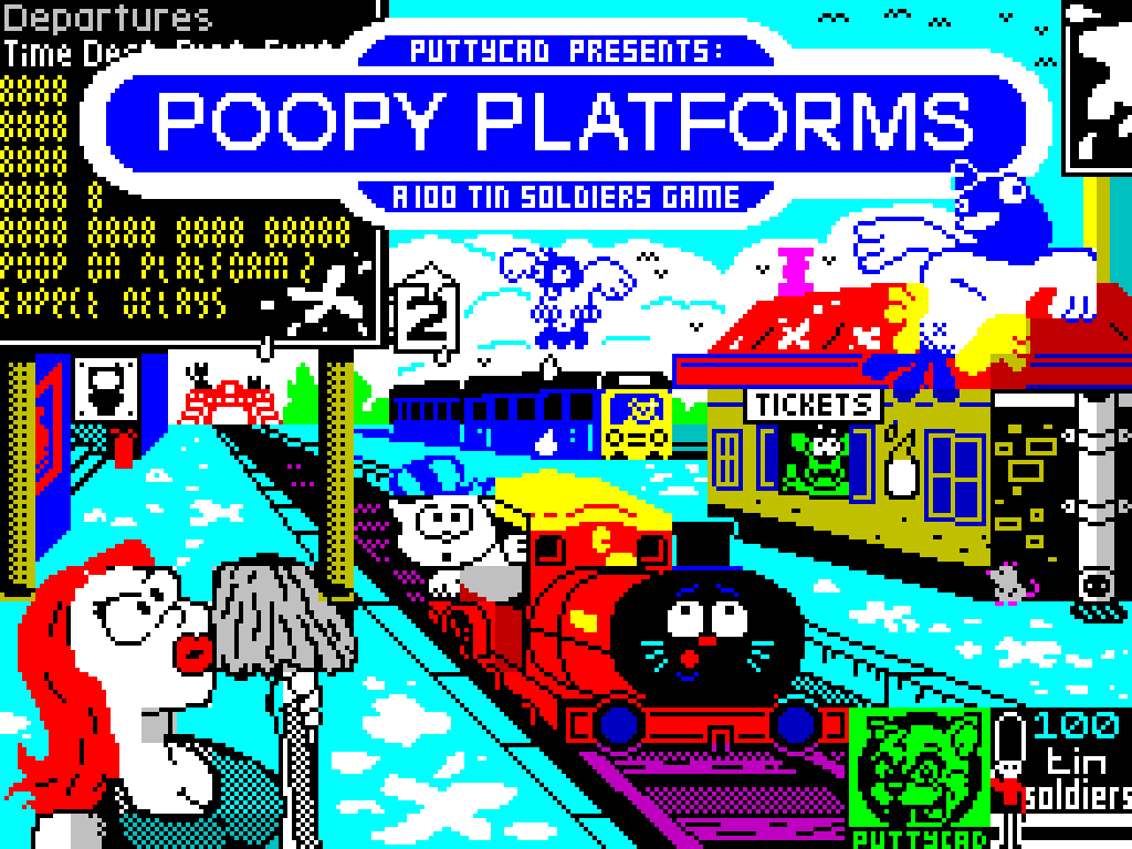 邦楽 Yesterdayfall - PROXIMTY Retrofest - Poopy Platforms - ZX Spectrum 48k by PuttyCAD