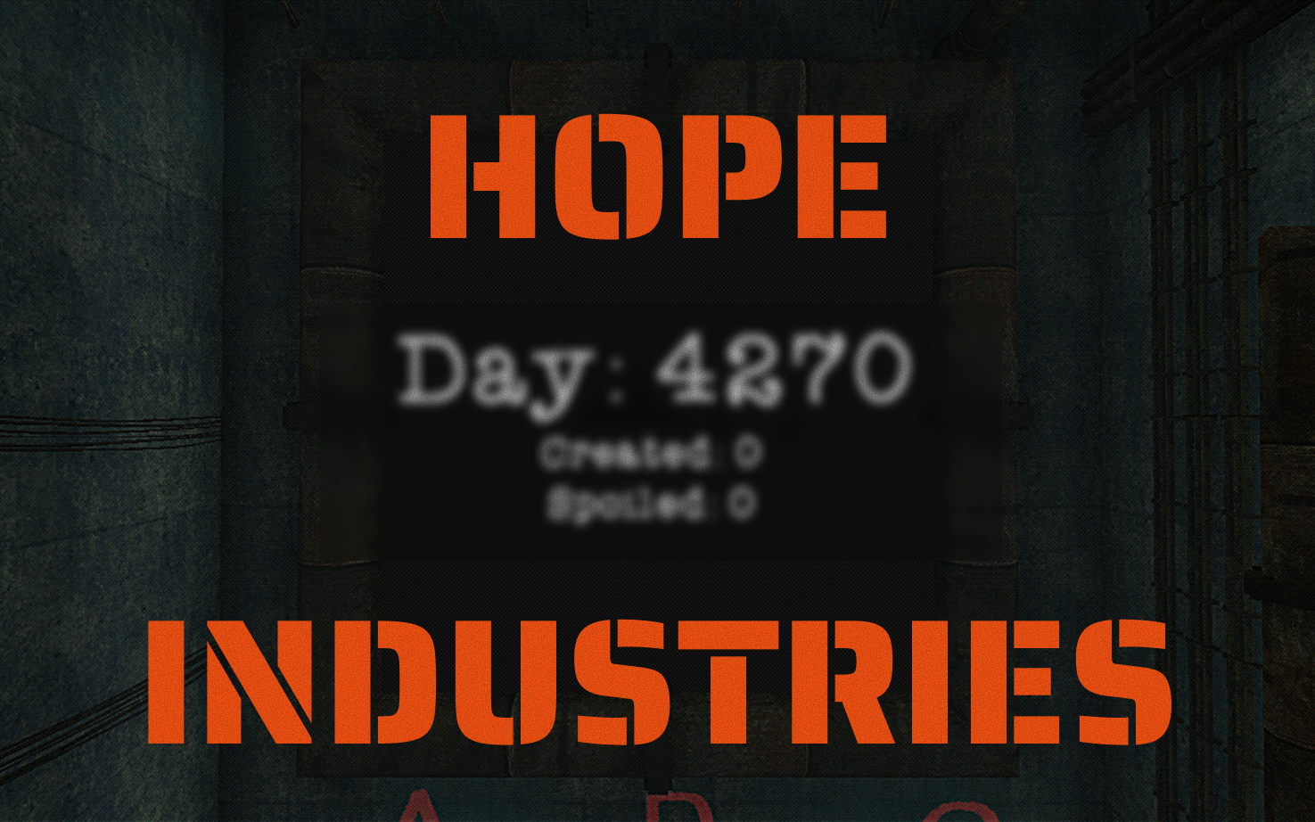Hope Industries | Dystopian factory job sim
