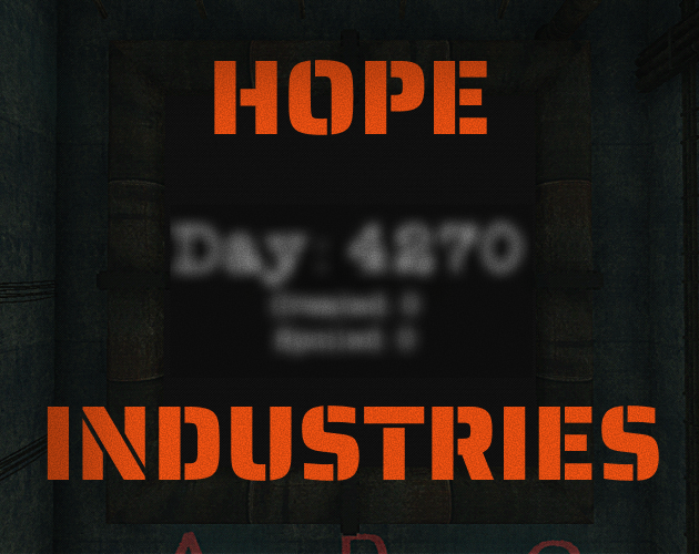 Hope Industries | Dystopian factory job sim cover