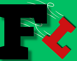 Falling Letters web