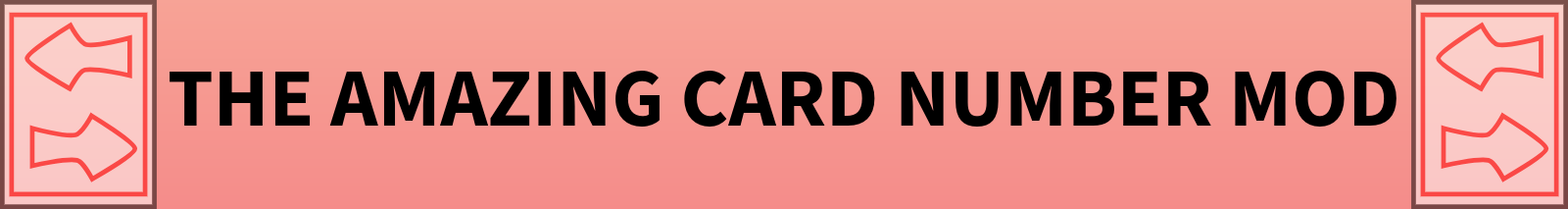 The Amazing Card Number Mod