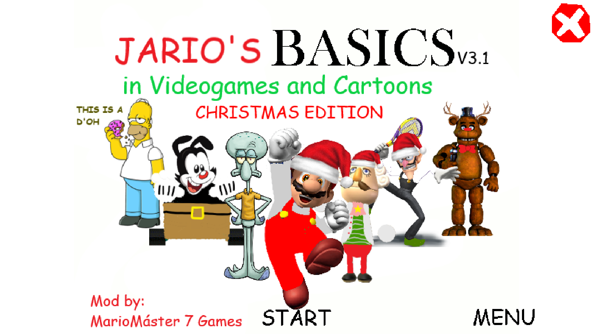 BALDI'S BASICS IN REAL LIFE!! Maikito's Christmas Present 