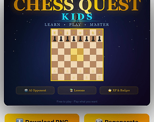 Chess game [$5.00] [Educational]