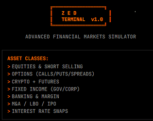 ZED TERMINAL [Free] [Simulation]