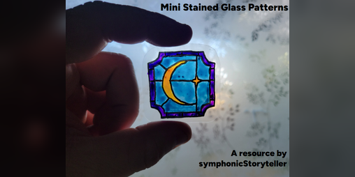 Cover image for Mini Stained Glass Patterns