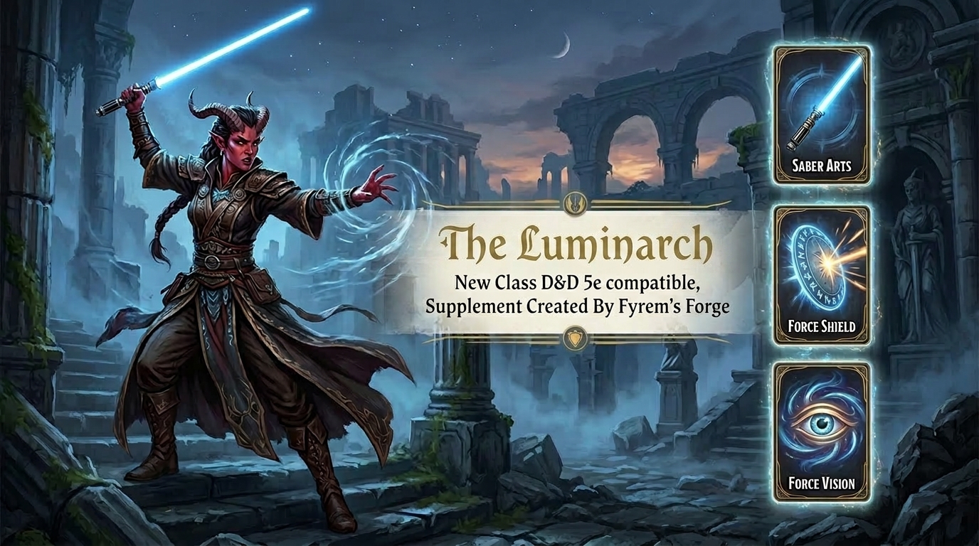 Luminarch Examples The Luminarch — Light Force Hybrid Class | D&D 5e Homebrew | En/Es PDF ...