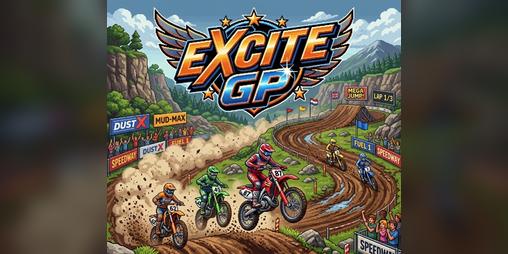Cover image for Excite GP: Retro Dirt Bike Grand Prix