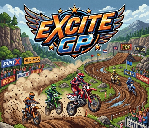Cover image for Excite GP: Retro Dirt Bike Grand Prix