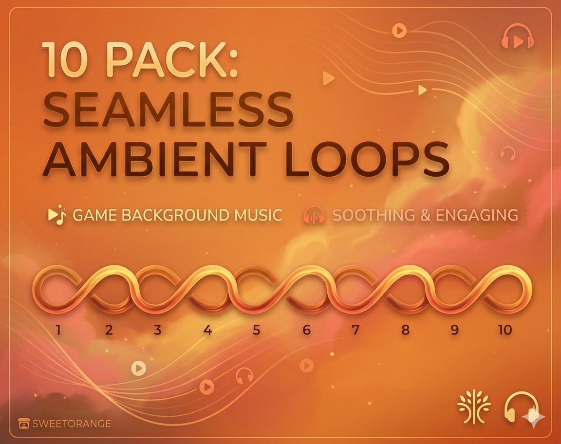 10 Seamless Ambient Game Background Loops by SWEETORANGE