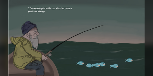 Cover image for The Lonely Fisherman