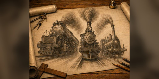 Cover image for Full Steam Ahead