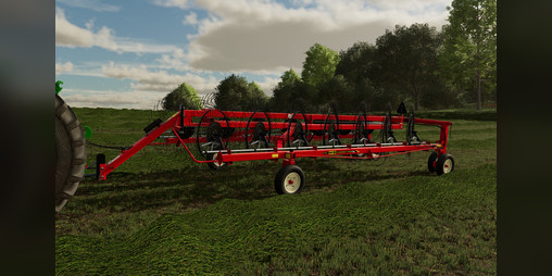 Cover image for FS22/FS25 H&S HC4114 Hay Rake