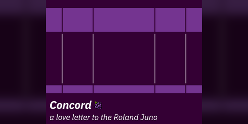 Cover image for Concord 🍇 Web Synth