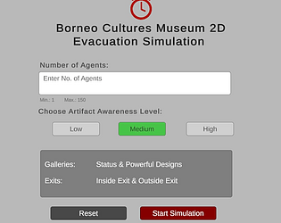 Artifact-Aware Simulation for Emergency Evacuation in Cultural Environments