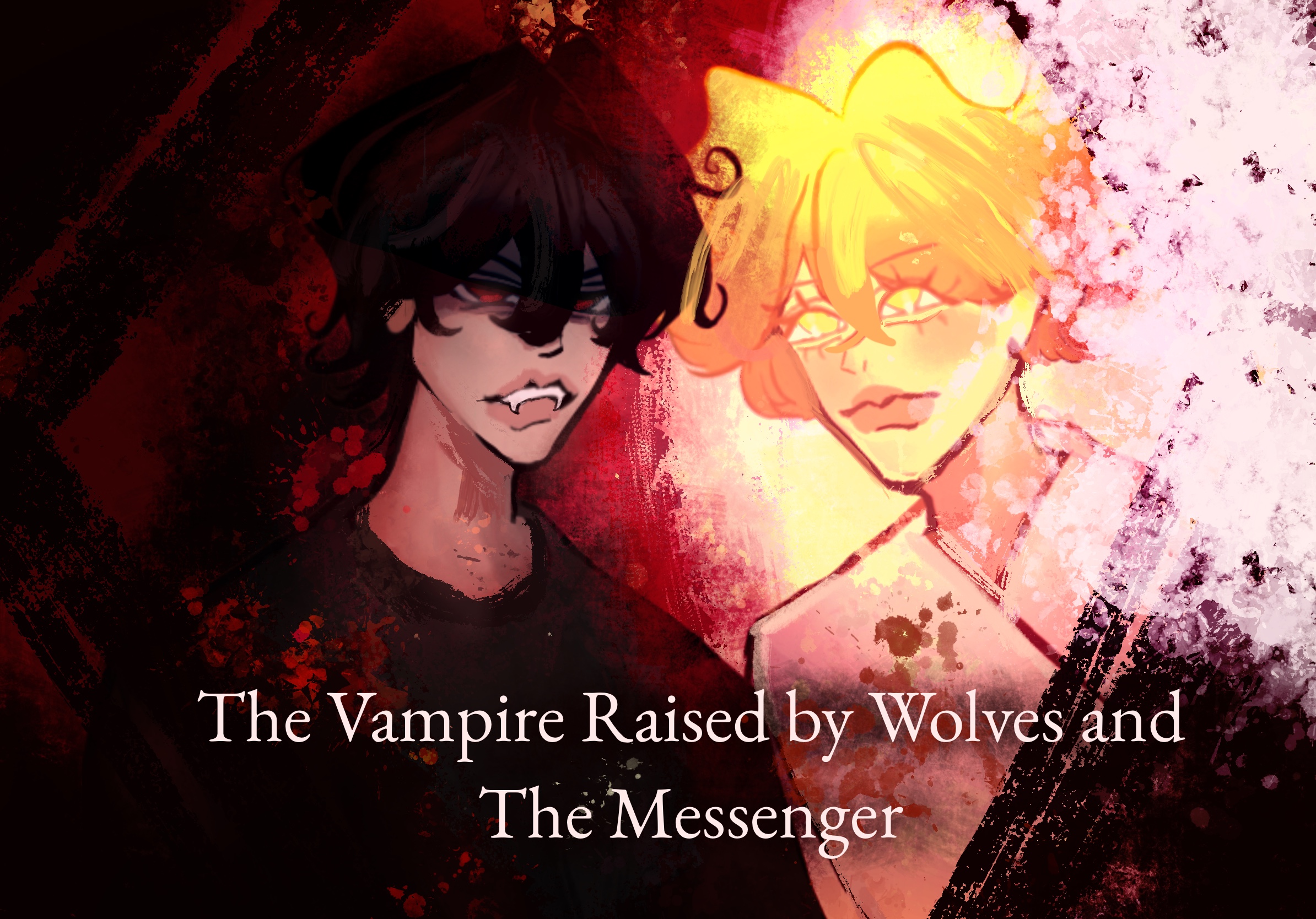 Cover image for The Vampire Raised By Wolves and The Messenger