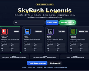 Versão móvel SkyRush Legends [Free] [Platformer]