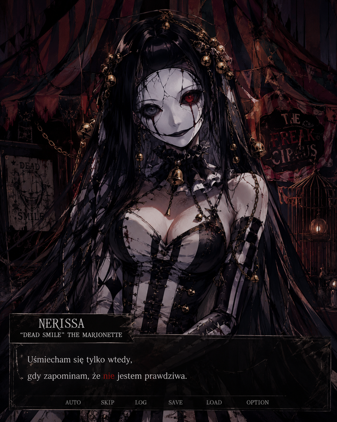 Nerissa - Dead Smile the Marionette - Mirror Marionette The Freak Circus