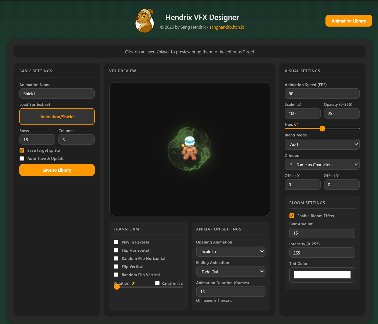 Version 2.0.6 - New Interface - RPG Maker Animation Solution - RPG ...