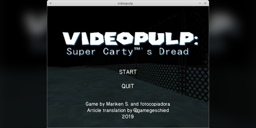 Cover image for VIDEOPULP: Super Carty™'s Dread